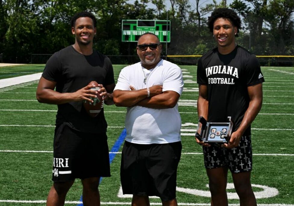 Max, Al and Garrett Reese at Berens Park in Elmhurst
<br><i>Photo by 
Victor Hilitiski</i>