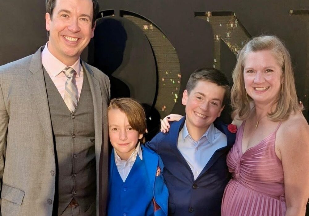 The McCracken family, whose longtime work in the entertainment industry now includes cheering on James and Hayes.